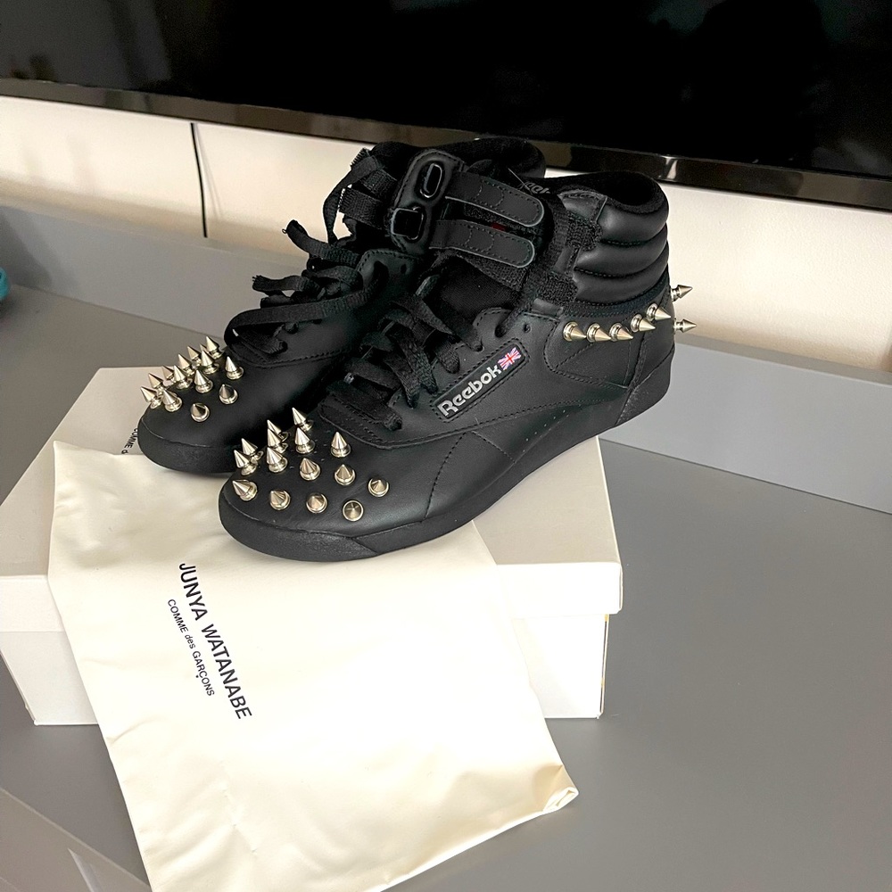 Junya Watanabe CDG X Reebok Studded Strap Sneakers